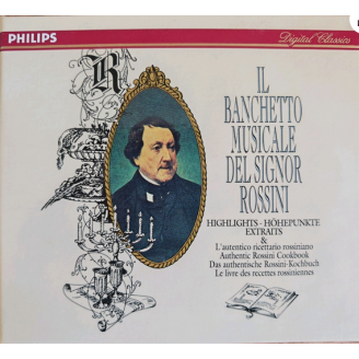 Il banchetto musicale del Signor Rossini + livre de recettes rossiniennes